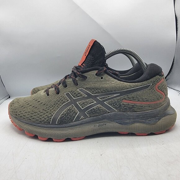 Asics Gel Nimbus 24 TR Nature Bathing Olive Mens 8.5 Green Athletic Shoes - Picture 12 of 13